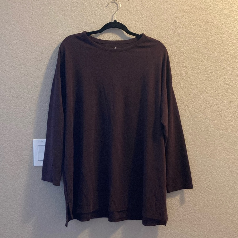 J. Jill Tunic Top - Soft Supima Crew Neck Tunic - Size 2X
